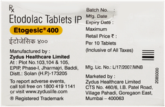 Etogesic 400 Tablet 10